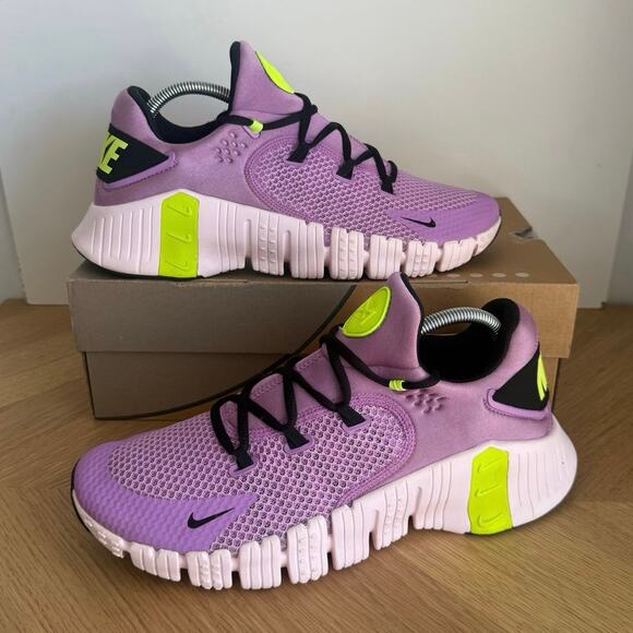 Nike Free Metcon 4 “Rush Fuchsia/Volt” Women Running Sneakers - SZ 11.5 - Picture 1 of 12